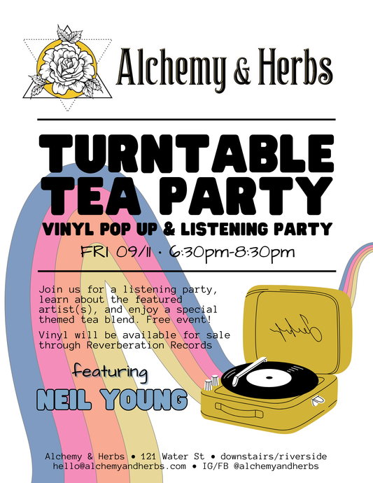 September Turntable Tea Party featuring Neil Young