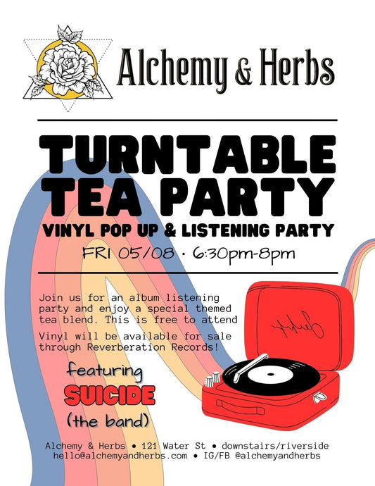 Turntable Tea Party Featuring Suicide the Band