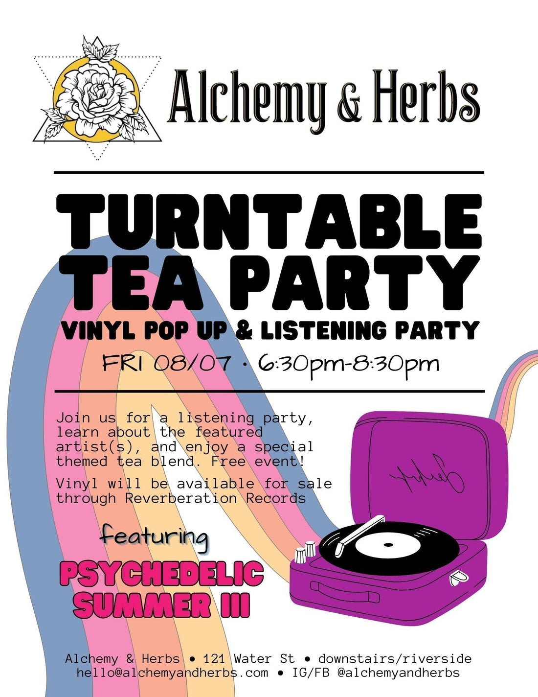 Turntable Tea Party featuring Psychedelic Summer III